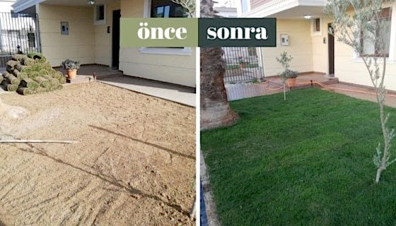 Cenk Villaları 1 - Rolu Çim Uygulamamız