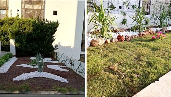 Lara Corner Residance Bahçe Peyzaj Çalışması