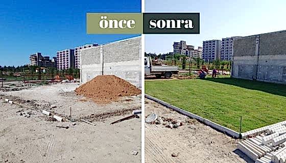Lara Go Go Spor Bahçe Peyzaj projesini tamamladık